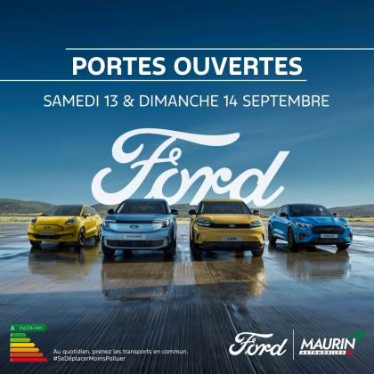 PORTES OUVERTES FORD LE 13 ET 14 SEPTEMBRE